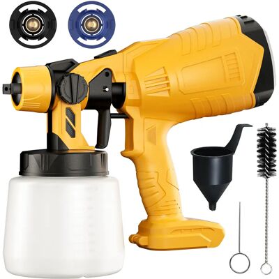 Batteridrevet malersprøjte, til DeWalt 20V batteri, beige, til væg & bil, kompatibel med 9,0Ah Batteridrevet malersprøjte, til DeWalt 20V batteri, beige, til væg & bil, kompatibel med 9,0Ah
