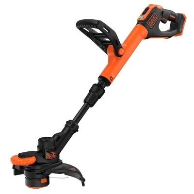 Black & Decker BCST918D1-QW, Siimatrimmeri, 28 cm, D-lenkkinen kahva, musta, Oranssi, Akku, 18 V Black & Decker BCST918D1-QW, Siimatrimmeri, 28 cm, D-lenkkinen kahva, musta, Oranssi, Akku, 18 V
