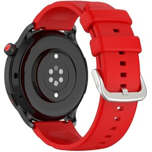 Huami Amazfti GTR 4 kellon hihna 22mm silikoni kellon nauhat korvaava - Punainen Huami Amazfti GTR 4 kellon hihna 22mm silikoni kellon nauhat korvaava - Punainen