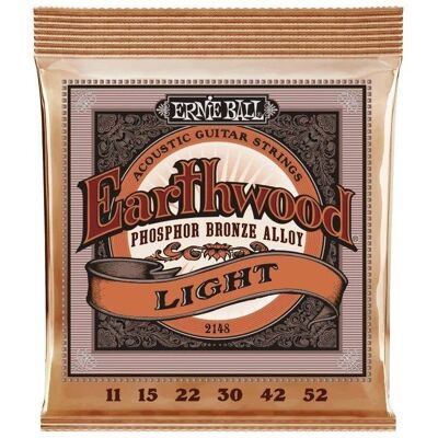 Ernie Ball 2148 Earthwood Phosphor Bronze Light - teräsjouset akustiselle kitaralle Ernie Ball 2148 Earthwood Phosphor Bronze Light - teräsjouset akustiselle kitaralle
