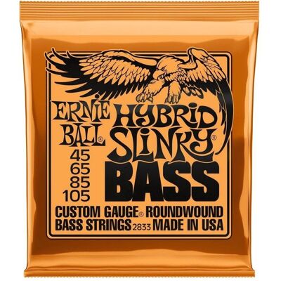 Ernie Ball 2833 Hybrid Slinky Bass Nickel - teräsjouset 4-sauvaiselle sähköbassolle Ernie Ball 2833 Hybrid Slinky Bass Nickel - teräsjouset 4-sauvaiselle sähköbassolle