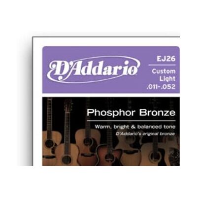 D''Addario EJ26, Kitara, Terästä, Akustinen, 6 kpl D''Addario EJ26, Kitara, Terästä, Akustinen, 6 kpl