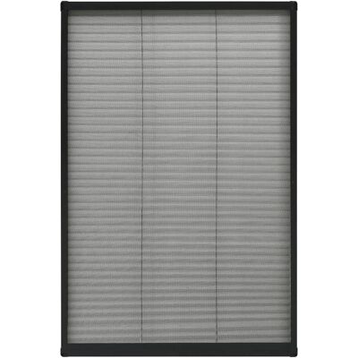vidaXL Laskostettu hyönteisverkko ikkunaan 80x160cm alumiini antras. vidaXL Laskostettu hyönteisverkko ikkunaan 80x160cm alumiini antras.