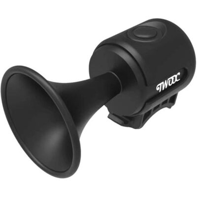 MTK WOOC Sähkökypärän torvi - 120dB - Musta MTK WOOC Sähkökypärän torvi - 120dB - Musta