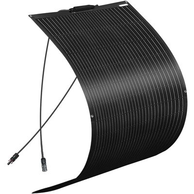 Aurinkopaneeli, monokiteinen, kevyt ja joustava muotoilu,musta 120W Aurinkopaneeli, monokiteinen, kevyt ja joustava muotoilu,musta 120W