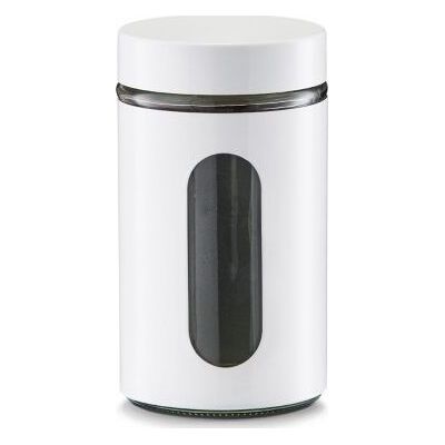 Zeller Zeller, Metallinen pyöreä astia, 900 ml, väri valkoinen Zeller Zeller, Metallinen pyöreä astia, 900 ml, väri valkoinen