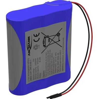 Ansmann 1S3P Paristopaketti Celletal: 3 Batteristørrelse: 18650 Kabel Litium 3.6 V 10050 mAh Ansmann 1S3P Paristopaketti Celletal: 3 Batteristørrelse: 18650 Kabel Litium 3.6 V 10050 mAh