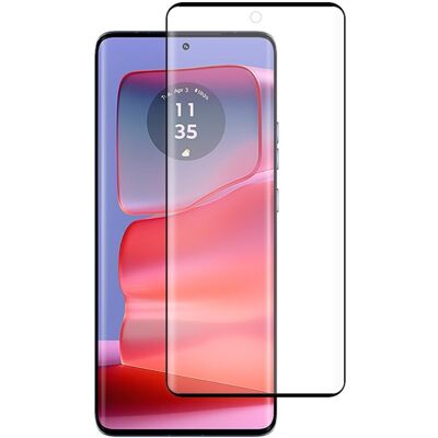 2-KPL SKALO Motorola Edge 50 5G Koko Näytön Karkaistu Lasi - Musta 2-KPL SKALO Motorola Edge 50 5G Koko Näytön Karkaistu Lasi - Musta