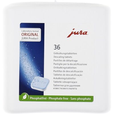 Jura 70751 Kalkinpoistotabletit espresso- ja kahvinkeittimiin - 36 kpl. Jura 70751 Kalkinpoistotabletit espresso- ja kahvinkeittimiin - 36 kpl.