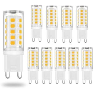 G9 LED-lamput - Lämmin valkoinen - 10 kpl G9 LED-lamput - Lämmin valkoinen - 10 kpl