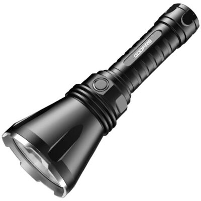 Godfire TF01 - Taskulamppu - LED - 5-tila - 20 W - valkoinen Godfire TF01 - Taskulamppu - LED - 5-tila - 20 W - valkoinen