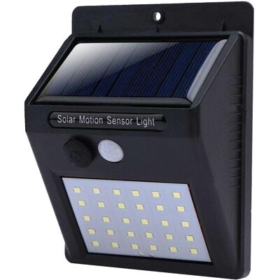 Valonheitin - 30 LED - Liiketunnistimella - Aurinkokenno Valonheitin - 30 LED - Liiketunnistimella - Aurinkokenno