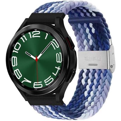 Punottu Kellon ranneke Samsung Galaxy Watch 6 Classic (47mm) - g Punottu Kellon ranneke Samsung Galaxy Watch 6 Classic (47mm) - g