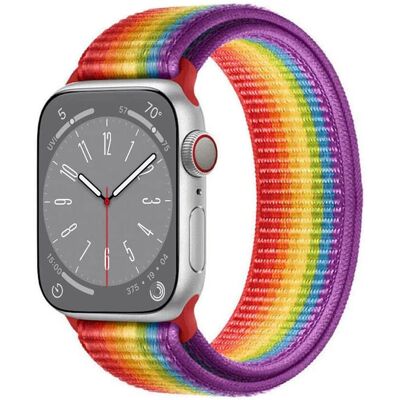 Nailon kellon ranneke Apple Watch 9 (45mm) - Pride Edition Nailon kellon ranneke Apple Watch 9 (45mm) - Pride Edition