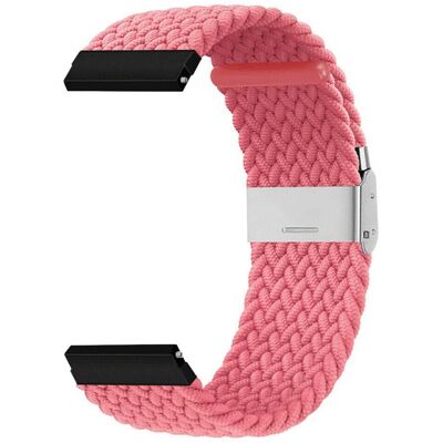 Punottu Kellon ranneke Garmin VivoActive 5 - Aprikoosin Punottu Kellon ranneke Garmin VivoActive 5 - Aprikoosin