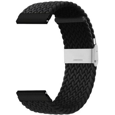 Punottu kellon ranneke Samsung Galaxy Watch 7 (40mm) - Musta Punottu kellon ranneke Samsung Galaxy Watch 7 (40mm) - Musta