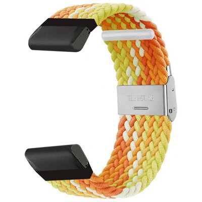Punottu Kellon ranneke Garmin Fenix E - Gradient orange Punottu Kellon ranneke Garmin Fenix E - Gradient orange