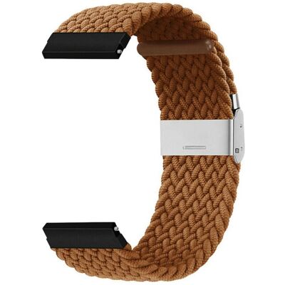 Punottu kellon ranneke Garmin Vivoactive 6 - Ruskea Punottu kellon ranneke Garmin Vivoactive 6 - Ruskea