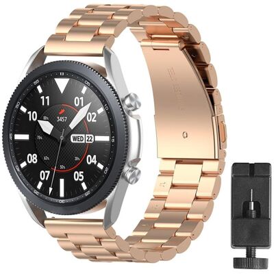 Kellon ranneke ruostumatonta terästä Samsung Galaxy Watch 3 (4 Kellon ranneke ruostumatonta terästä Samsung Galaxy Watch 3 (4