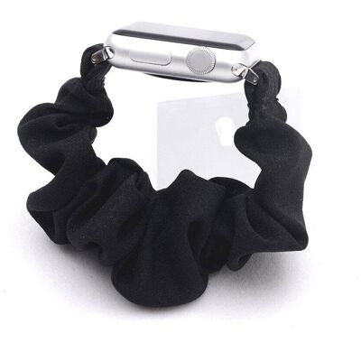 SKALO Scrunchie-ranneke Apple Watch Ultra 2 49mm - Musta SKALO Scrunchie-ranneke Apple Watch Ultra 2 49mm - Musta