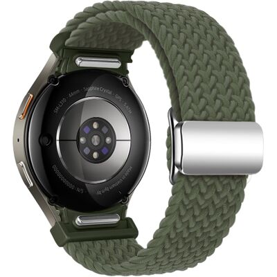 SKALO Punottu Tygaranneke Samsung Watch 7 40mm/44mm SKALO Punottu Tygaranneke Samsung Watch 7 40mm/44mm