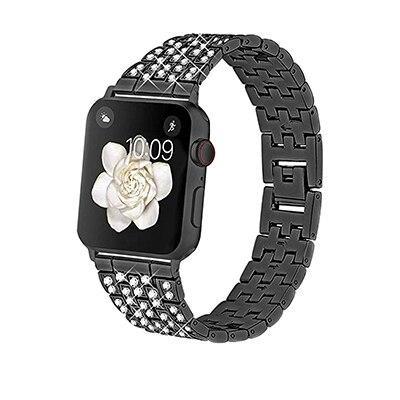 SKALO Teräsranneke Bling Apple Watch Series 1-3 42mm SKALO Teräsranneke Bling Apple Watch Series 1-3 42mm