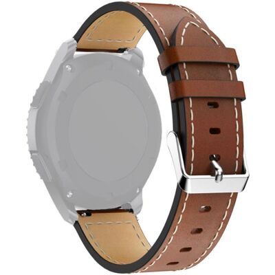 SKALO Ranneke nahkaa Samsung Watch 4 44mm SKALO Ranneke nahkaa Samsung Watch 4 44mm