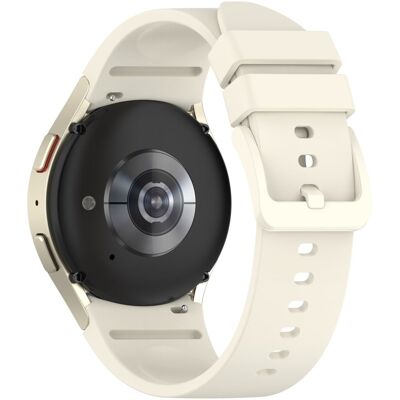 20mm Samsung Galaxy Watch 6 / 6 Classic / 4 / 4 Classic silikoniranneke - Beige 20mm Samsung Galaxy Watch 6 / 6 Classic / 4 / 4 Classic silikoniranneke - Beige