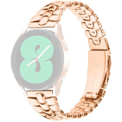 Samsung Galaxy Watch4 40mm / 44mm / Watch4 Active 40mm / 44mm / Watch 5 40 / 44mm Slim Watch Strap 20mm Metal Watch Band - Ruusukulta Samsung Galaxy Watch4 40mm / 44mm / Watch4 Active 40mm / 44mm / Watch 5 40 / 44mm Slim Watch Strap 20mm Metal Watch Band - Ruusukulta