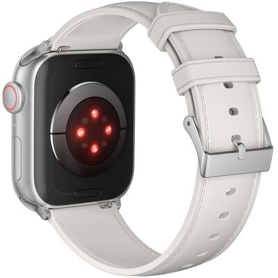 Apple Watch Series 49mm - 45mm - 44mm - 42mm joustava rannehihna - Valkoinen Apple Watch Series 49mm - 45mm - 44mm - 42mm joustava rannehihna - Valkoinen