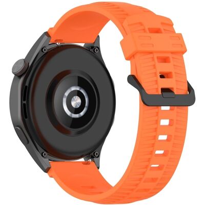 Huawei Watch 4 / 4 Pro / GT 4 46mm silikoninen kellohihna 22mm rengasranneke - Oranssi Huawei Watch 4 / 4 Pro / GT 4 46mm silikoninen kellohihna 22mm rengasranneke - Oranssi