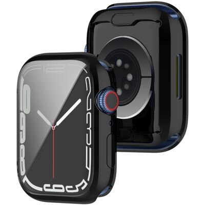 Apple Watch (41mm) tyylikäs TPU-suojus - Musta Apple Watch (41mm) tyylikäs TPU-suojus - Musta