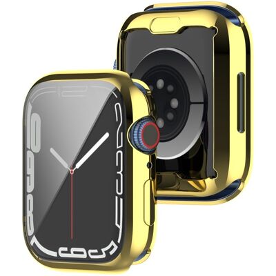 Apple Watch (41mm) tyylikäs TPU-suojus - Kulta Apple Watch (41mm) tyylikäs TPU-suojus - Kulta