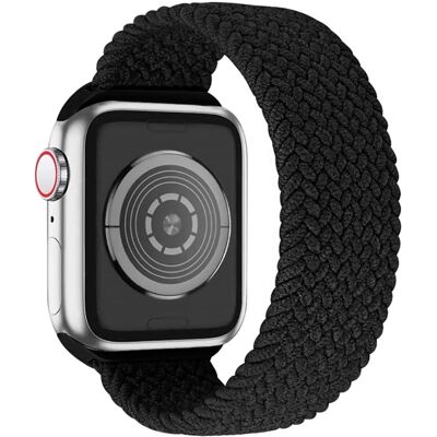 Apple Watch (41mm) joustava kellonhihna - Musta / Koko: L Apple Watch (41mm) joustava kellonhihna - Musta / Koko: L