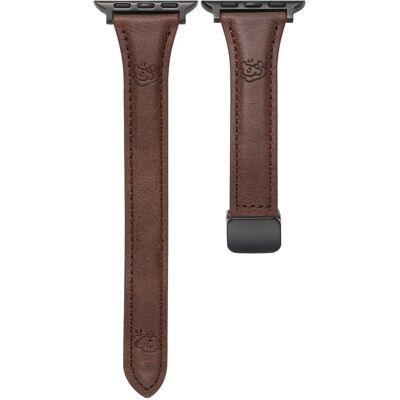 Sarjakuvakoira Design hihna Apple Watch Series 10 46mm kellonauha - Tumman Ruskea Sarjakuvakoira Design hihna Apple Watch Series 10 46mm kellonauha - Tumman Ruskea