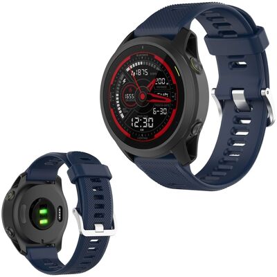 Garmin Forerunner 745 silikoninen kellonauha - Keskiyön Sininen Garmin Forerunner 745 silikoninen kellonauha - Keskiyön Sininen