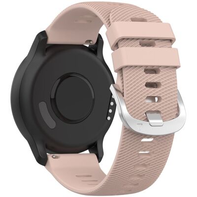 20mm silikonihihna Garmin-kelloon - Vaalea Pinkki 20mm silikonihihna Garmin-kelloon - Vaalea Pinkki