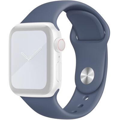 Apple Watch Series 8 (45mm) / Watch Ultra silikoniranneke (vakiokoko) - Laventeli Harmaa Apple Watch Series 8 (45mm) / Watch Ultra silikoniranneke (vakiokoko) - Laventeli Harmaa