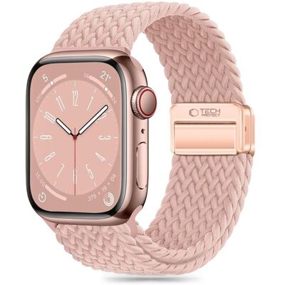 Nylonranneke Apple Watch - Dusty Rose - Tyylikäs ja Kestävä Nylonranneke Apple Watch - Dusty Rose - Tyylikäs ja Kestävä