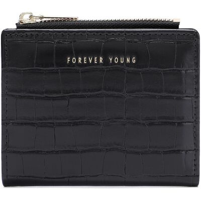 FOREVER YOUNG Tyylikäs Lyhyt Lompakko PU - nahka Naisille Kaksinkertainen Taitto FOREVER YOUNG Tyylikäs Lyhyt Lompakko PU - nahka Naisille Kaksinkertainen Taitto