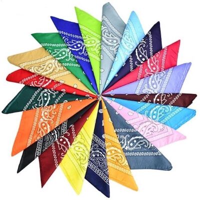 Bandana Paisley -kuvioiset huivit Bandana Paisley -kuvioiset huivit