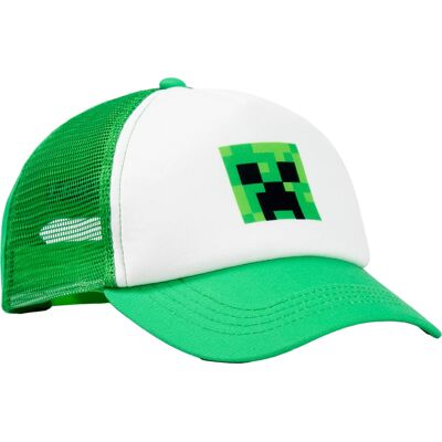 Minecraft Poikien Creeper Kaareva Lippalakki Minecraft Poikien Creeper Kaareva Lippalakki
