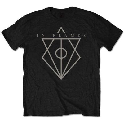 In Flames Unisex T-Shirt: Jester head (X-Large) In Flames Unisex T-Shirt: Jester head (X-Large)