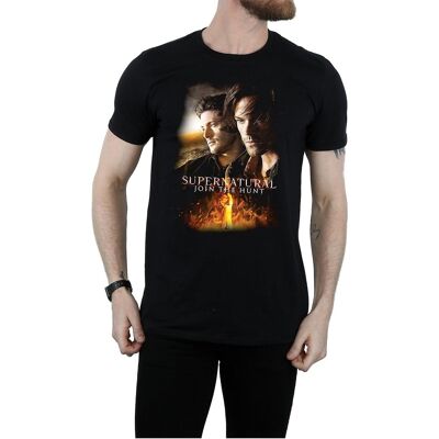Supernatural Miesten Join The Hunt -julistepaita puuvillaa Supernatural Miesten Join The Hunt -julistepaita puuvillaa