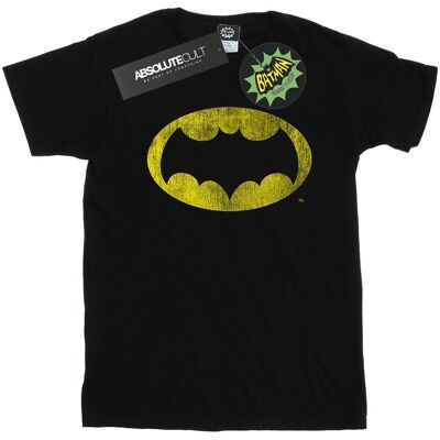 DC Comics Miesten Batman TV-sarjan kulunut logo T-paita DC Comics Miesten Batman TV-sarjan kulunut logo T-paita