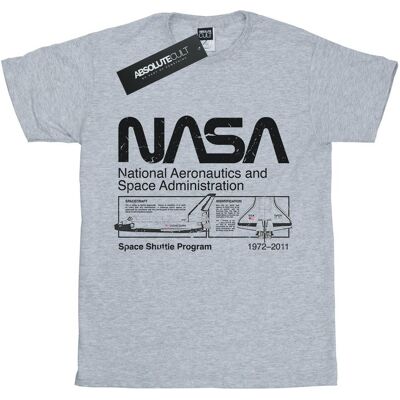 NASA Girls Classic Space Shuttle -puuvillainen T-paita NASA Girls Classic Space Shuttle -puuvillainen T-paita