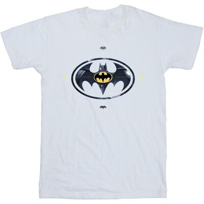 DC Comics miesten The Flash Batman metallilogo T-paita DC Comics miesten The Flash Batman metallilogo T-paita