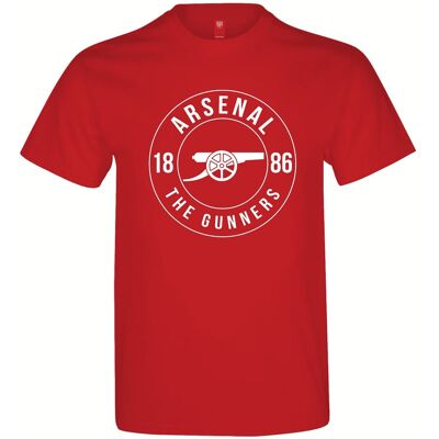 Arsenal FC Unisex Aikuisten Gunners T-paita Arsenal FC Unisex Aikuisten Gunners T-paita