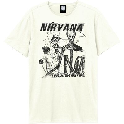 Amplified Unisex aikuisten valokopio Incesticide Nirvana T-paita Amplified Unisex aikuisten valokopio Incesticide Nirvana T-paita