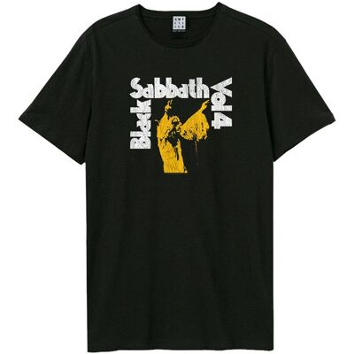 Amplified Unisex Aikuisten Vol 4 Black Sabbath T-paita Amplified Unisex Aikuisten Vol 4 Black Sabbath T-paita